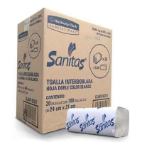Toalla interdoblada Sanitas